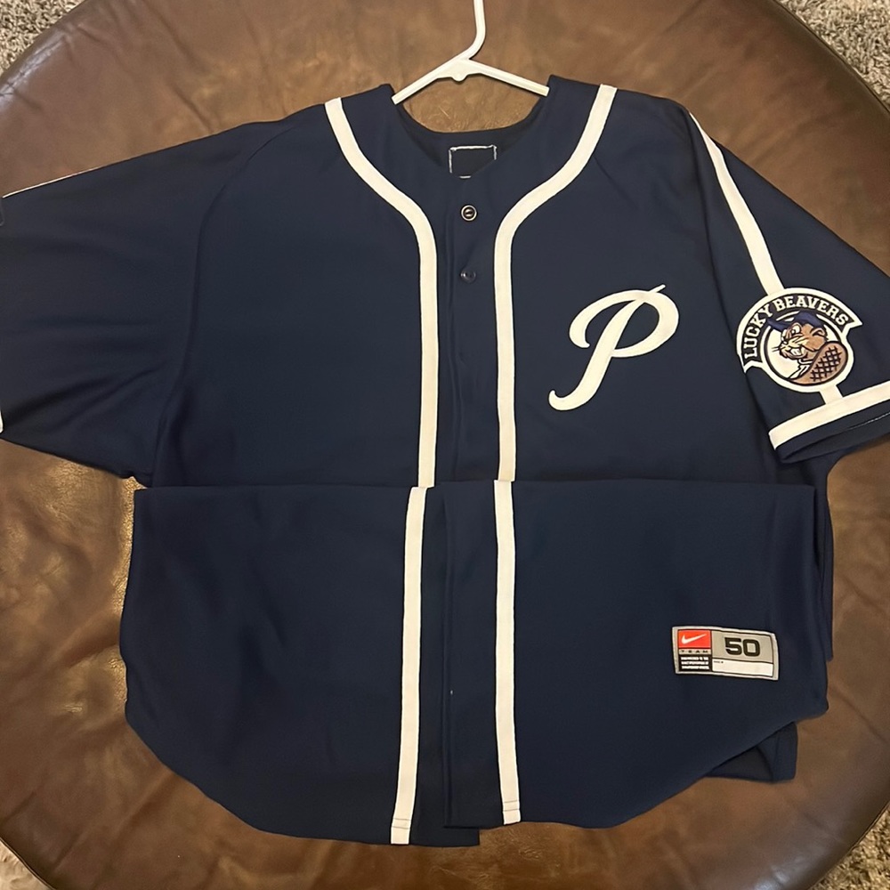 Authentic Portland Beavers Game Jersey.